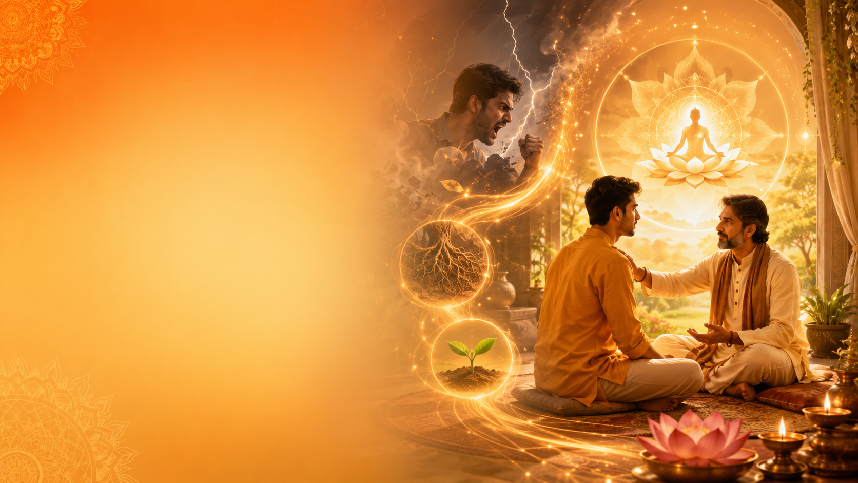 Anger management guidance background